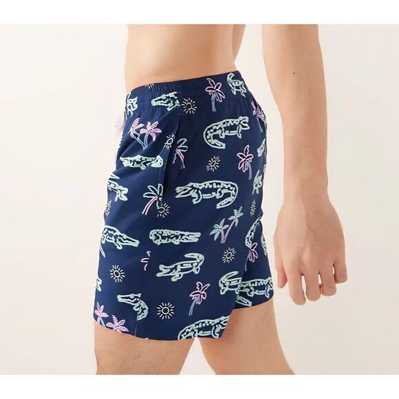 New CHUBBIES - XL - The Neon Glades 7" Inseam Men's Swim Shorts Navy Alig Palms - Picture 3 of 8